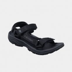 Sandały damskie trekkingowe Alpinus Arelho W. Czarne sandały Alpinus, bez wzorów, sportowe, bez obcasa, bez zapięcia. Za 169.00 zł.