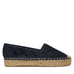 Espadryle Guess. Niebieskie espadryle Guess, z aplikacjami, bez obcasa. Za 369.99 zł.