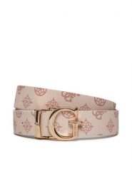 Guess Pasek Damski Masie (PA) Belts BW9078 P4130 Różowy. Czerwone paski Guess, z aplikacjami, ze skóry. Za 139.99 zł.