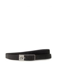 Calvin Klein Pasek Ck Cut Square Buckle 2.0_Mono K60K613243 Czarny. Czarne paski Calvin Klein, bez wzorów, ze skóry. Za 120.99 zł.