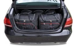 Torby Do Bagażnika Mercedes-Benz E Limousine 2009-2015 5Szt Kjust. Czarne torby podróżne KJUST, bez wzorów, z kauczuku. Za 1,642.00 zł.