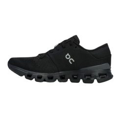 Buty do biegania damskie On Running Cloud X 4. Czarne buty do biegania On Running, bez wzorów, z materiału, bez zapięcia, do biegania. Za 699.20 zł.