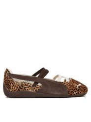 Puma Baleriny Speedcat Ballet Wild 406689 01 Brązowy. Brązowe baleriny Puma, bez wzorów, ze skóry, bez obcasa, bez zapięcia. Za 389.99 zł.