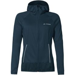 Bluza polarowa damska Vaude Tekoa Fleece Jacket II. Niebieskie bluzy z kapturem Vaude, l, bez wzorów, z elastanu, bez kaptura, snowboardowy. Za 429.00 zł.