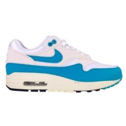 Buty do chodzenia damskie Nike Air Max 1. Niebieskie buty do biegania Nike, bez wzorów, z materiału, bez zapięcia, do biegania, nike air max. Za 521.00 zł.