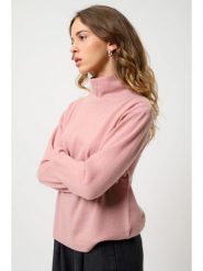 AUTHENTIC CASHMERE Kaszmirowy sweter "Cheviot" w kolorze jasnoróżowym rozmiar: M. Różowe swetry AUTHENTIC CASHMERE, m, bez wzorów, z kaszmiru, bez ramiączek. Za 347.99 zł.