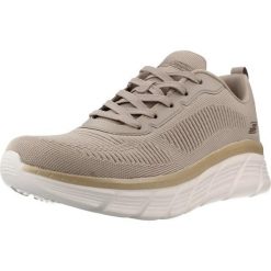 Buty SKECHERS BOBS B FLEX HI FLYING HI Beżowy. Brązowe buty trekkingowe Skechers, z syntetyku, bez zapięcia. Za 283.99 zł.