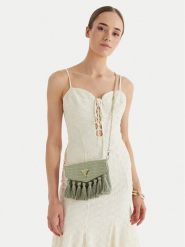 Guess Torebka J6GZ17 WO680 Zielony. Zielone kopertówki Guess, z aplikacjami, z syntetyku, wizytowe, bez dodatków. Za 210.99 zł.