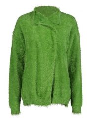 Maryplaid Kardigan w kolorze zielonym rozmiar: S. Zielone swetry maryplaid, s, bez wzorów, bez ramiączek. Za 108.99 zł.