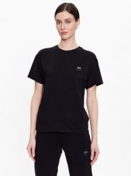 Napapijri T-Shirt S-Nina NP0A4H87 Czarny Regular Fit. Czarne t-shirty Napapijri, s, bez wzorów, z bawełny, bez kołnierzyka, bez ramiączek. Za 99.99 zł.