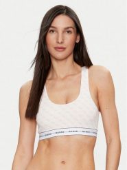 Guess Biustonosz top O97C01 KBOE1 Kolorowy. Biustonosze Guess, xs, z aplikacjami, z bawełny, bez kołnierzyka, bez ramiączek. Za 79.99 zł.