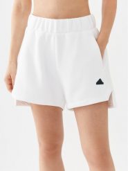 Adidas Szorty sportowe Z.N.E. IN5149 Biały Loose Fit. Białe szorty sportowe adidas, bez wzorów, z bawełny. Za 199.99 zł.