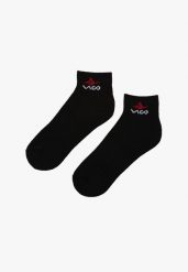 3-pack Czarne Skarpety Nahlura. Czarne skarpetki Renee, bez wzorów. W wyprzedaży za 11.99 zł.