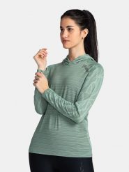 Kilpi Bluza funkcyjna w kolorze zielonym rozmiar: 46. Zielone bluzy z kapturem Kilpi, bez wzorów, z materiału, bez kaptura, outdoorowe. Za 256.45 zł.