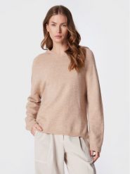 Peserico Easy Sweter M99873F07 I9470 Beżowy Regular Fit. Brązowe swetry Peserico Easy, m, bez wzorów, z wełny, bez ramiączek. Za 1,379.00 zł.