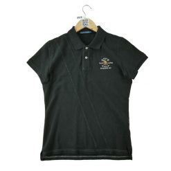 Second life - Polo Ralph Lauren koszulka damska z krótkim rękawem - Jak nowy. Czarne t-shirty sportowe Ralph Lauren, l, bez wzorów, z tkaniny, bez ramiączek, na golfa. Za 127.76 zł.