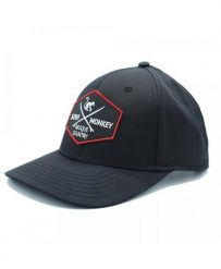 Czapka sportowa - Ochrona UPF50+ - Nylon / Dorośli (Czarny). Czarne czapki z daszkiem SURF MONKEY, z aplikacjami, z elastanu, sportowe. Za 179.95 zł.