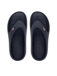 Tommy Hilfiger Japonki Th Comfort Beach Sandal FW0FW08522 Granatowy. Niebieskie japonki Tommy Hilfiger, bez wzorów, z tworzywa sztucznego. Za 129.99 zł.