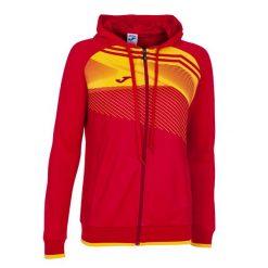 Kurtka do piłki nożnej damska Joma Supernova II z kapturem. Czerwone kurtki Joma, xs, bez wzorów, sportowe, z kapturem. Za 110.60 zł.