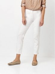 Toni Dżinsy - Slim fit - w kolorze białym rozmiar: W34. Białe jeansy Toni, bez wzorów, z podwyższonym stanem. Za 152.99 zł.