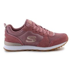 Buty Skechers Og 85 111-ROS różowe. Czerwone buty treningowe bez wzorów, z materiału, bez zapięcia. Za 435.61 zł.