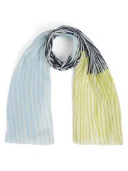 Soyaconcept® Szalik - SC-Canna Kobiety niebieski|żółty|biały, ONE SIZE. Białe szaliki i kominy bez wzorów, eleganckie. Za 79.95 zł.