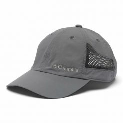 Czapka z daszkiem Columbia Tech Shade II Hat. Szare czapki z daszkiem Columbia, bez wzorów, sportowe. Za 109.99 zł.