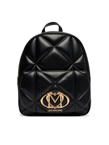LOVE MOSCHINO Plecak JC4037PP1OLC0000 Czarny. Czarne plecaki Love Moschino, bez wzorów, ze skóry, bez dodatków. Za 949.99 zł.