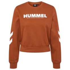 Bluza dla kobiet Hummel Legacy. Brązowe bluzy Hummel, xs, bez wzorów, sportowe, bez ramiączek, bez kaptura. Za 148.50 zł.