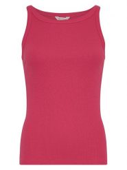 MOSS COPENHAGEN Top w kolorze różowym rozmiar: S/M. Różowe topy Moss Copenhagen, m, bez wzorów, bez kołnierzyka, bez ramiączek. Za 98.95 zł.