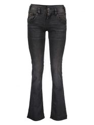 Herrlicher Dżinsy - Slim fit - w kolorze antracytowym rozmiar: W25/L32. Czarne jeansy Herrlicher, l, z aplikacjami, ze skóry. Za 127.95 zł.