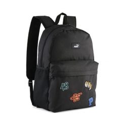Plecak Phase z naszywką 20 l PUMA. Czarne plecaki Puma, z aplikacjami, bez dodatków. Za 159.00 zł.