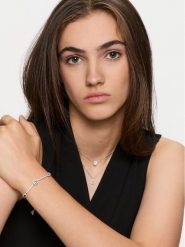 Michael Kors Bransoletka MKC1715CZ040 Srebrny. Szare bransoletki Michael Kors, srebrne. Za 459.99 zł.