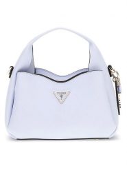 Guess Torebka w kolorze błękitnym - 24 x 17 x 8 cm rozmiar: onesize. Niebieskie torebki klasyczne Guess, z aplikacjami, z materiału, przez ramię, bez dodatków. Za 413.86 zł.