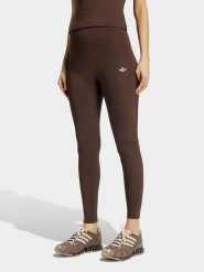 Adidas Legginsy sportowe w kolorze brązowym rozmiar: XS. Brązowe legginsy adidas, bez wzorów, z materiału, sportowe. Za 149.95 zł.