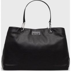 Emporio Armani torebka Y3D219.Y478E kolor czarny. Czarne shopper bag Emporio Armani, bez wzorów, bez dodatków. W wyprzedaży za 1,469.90 zł.