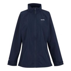 Kurtka Wodoodporna Damska Daysha II. Niebieskie kurtki przeciwdeszczowe Regatta, xl, bez wzorów, z elastanu, z kapturem, trekkingowe. Za 238.99 zł.