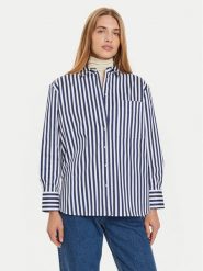 Tommy Hilfiger Koszula Banker WW0WW43044 Niebieski Regular Fit. Niebieskie koszule Tommy Hilfiger, bez wzorów, z bawełny, bez kołnierzyka, bez ramiączek. Za 379.99 zł.