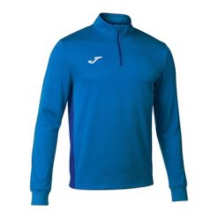 Bluza Joma Winner II. Niebieskie bluzy bez kaptura Joma, xl, bez wzorów, prążkowane, bez kaptura. Za 162.99 zł.