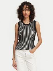 Liu Jo Sport Top TA6064 MS55N Czarny Regular Fit. Czarne topy sportowe Liu Jo Sport, s, bez wzorów, z syntetyku. Za 429.99 zł.