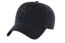 Czapka z daszkiem damska New York Yankees MVP Cap. Czarne czapki z daszkiem 47 Brand, na lato, bez wzorów, z bawełny, sportowe. Za 141.20 zł.