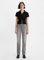 Levi's Dżinsy "501" - Regular fit - w kolorze szarym rozmiar: W31/L32. Szare jeansy Levi's, l, z aplikacjami, klasyczne, z podwyższonym stanem. Za 193.24 zł.