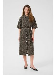 Kaffe Sukienka w kolorze beżowym rozmiar: 36. Brązowe sukienki Kaffe, na co dzień, bez wzorów, z tkaniny, bez kołnierzyka, bez ramiączek, midi, proste. Za 208.99 zł.