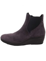 Legero Botki w kolorze brązowym na koturnie rozmiar: 37,5. Brązowe botki Legero, bez wzorów, ze skóry, eleganckie, bez obcasa, na koturnie, bez zapięcia. Za 333.95 zł.