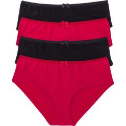 Figi hipster z kokardką (4 pary) bonprix czarno-czerwony. Figi marki KALENJI. Za 39.96 zł.