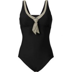 Kostium kąpielowy shape bonprix czarno-jasnooliwkowy. Bielizna modelująca marki bonprix. Za 59.99 zł.