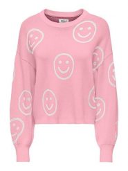 ONLY Sweter w kolorze jasnoróżowym rozmiar: XL. Różowe swetry ONLY, xl, bez wzorów, bez ramiączek. Za 91.56 zł.