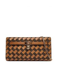 MICHAEL Michael Kors Torebka 32R6GNXC0T Brązowy. Brązowe kopertówki MICHAEL Michael Kors, bez wzorów, ze skóry, wizytowe, bez dodatków. Za 1,099.00 zł.