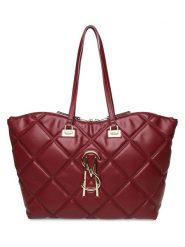 Steve Madden Shopper bag w kolorze czerwonym - 46 x 30 x 9 cm rozmiar: onesize. Czerwone shopper bag Steve Madden, bez wzorów, z materiału, na ramię, pikowane, bez dodatków. Za 301.64 zł.