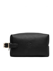 Beverly Hills Polo Club Kosmetyczka CWBEO-BHPC-U1-001-AW26 Czarny. Czarne torebki klasyczne Beverly Hills Polo Club, bez wzorów, ze skóry, bez dodatków. Za 59.99 zł.